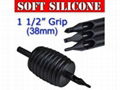 2014 Newest Professional High Quality Disposable Soft Grips 38mm Silicone Tattoo 1