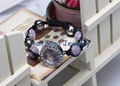 Light Amethyst Crystal Shamballa Watch