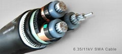 6.35/11kV XLPE Cable