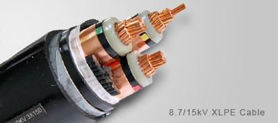 8.7/15kV XLPE Cable