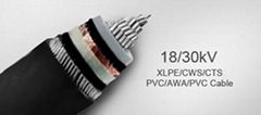 18/30kV XLPE Cable