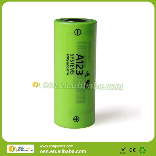100% New A123 3.3V 2300 Li-Ion ANR26650M1A Battery - OSN-A123 -26 (China  Manufacturer) - Battery, Storage Battery & Charger - Electronics &