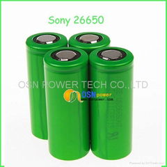 Sony Lithium ion 26650 3.7V 2600mah cell