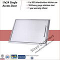 Stainless built-in bbq island 17x24 single access door 2