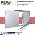 Stainless 304 built-in bbq island 39 inch double access door 2