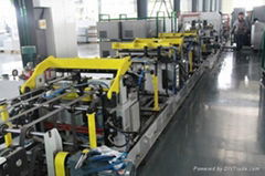 Refrigerator side panel rolling and forming line 