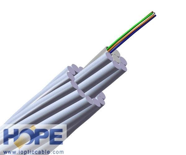 2~144 Cores 110~500KV Singel/Multi-mode OPGW Composite Overhead Ground Wire 