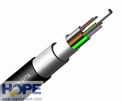 Singel/Multi-mode G652D GYTA Aluminum Longitudinal Layer Stranded Cable