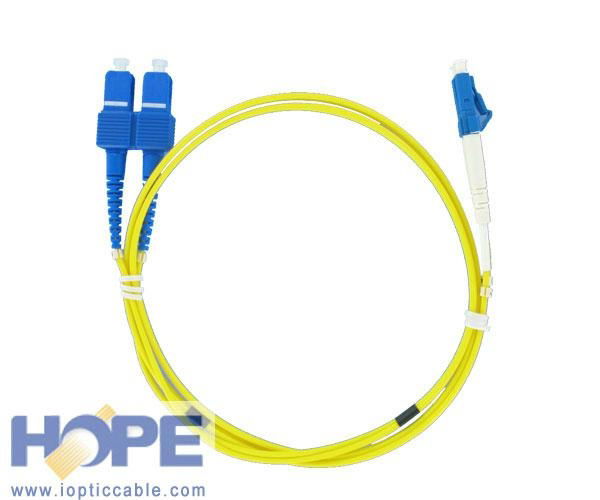 Singel-mode/Multimode FC/SC/ST/LC/MTRJ/E-200/MU/SMA/DIN Fiber Optic Patch Cords 2