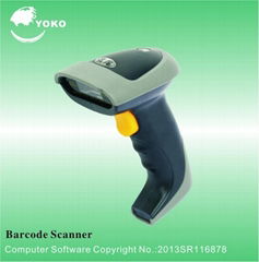 CCD barcode reader with Golden wig-wag