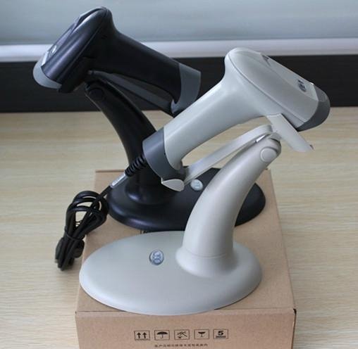 USB Automatic Laser Barcode Scanner Reader with Stand Handfree Bar Code Scan 2
