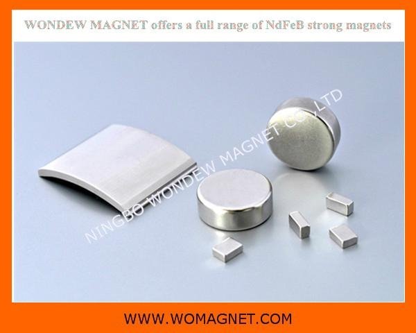 Strong NdFeB magnets