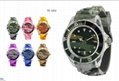 steel watch silicone watch quarz watch 4