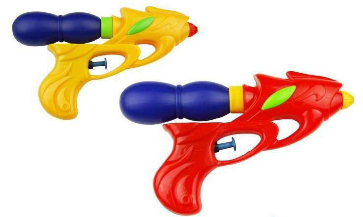 Plastic toy fish blocks water gun 3