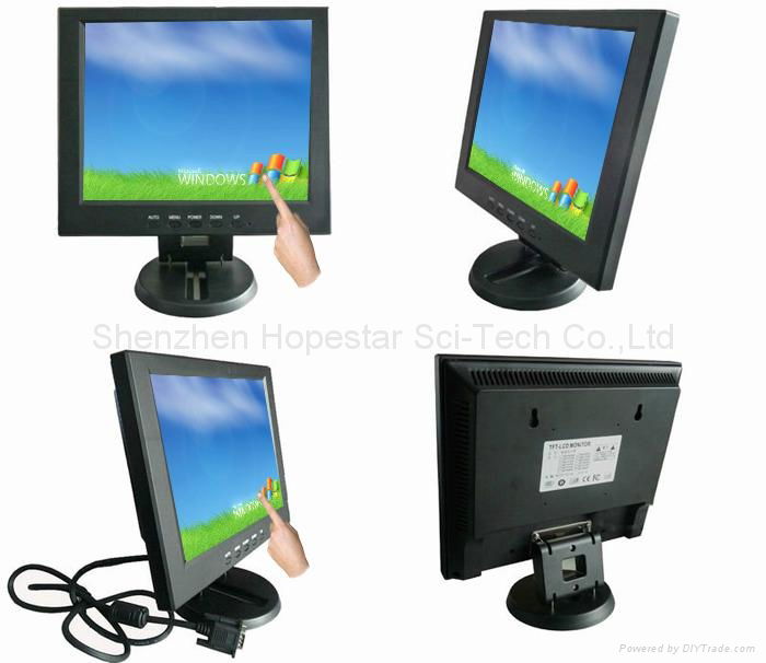 12" POS Touch Screen LCD Monitor