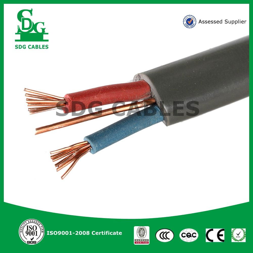 Hot! China Products PVC Insulated Copper Wire Electric Flat Cable SDG-10030 5