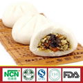 frozen steamed bun with carrot and