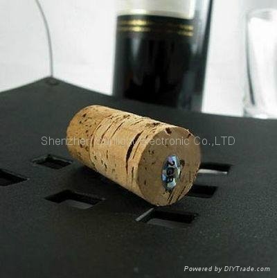 3D wine bottle stopper wooden cork usb flash drive 3