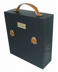 Wine Paper Box with Spot UV or Stamping Foil Effects