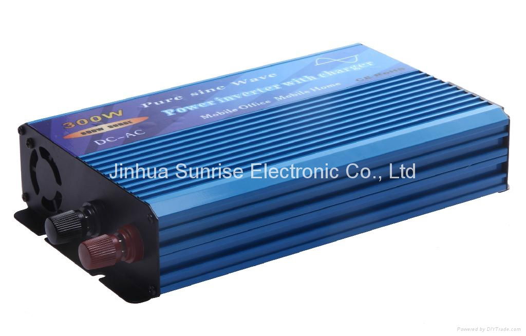 300W Pure Sine Wave Power Inverter with Charger and auto transfer switch 2