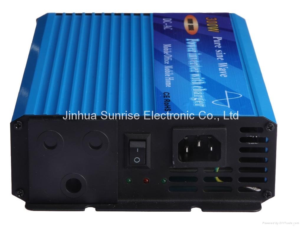 300W Pure Sine Wave Power Inverter with Charger and auto transfer switch 4