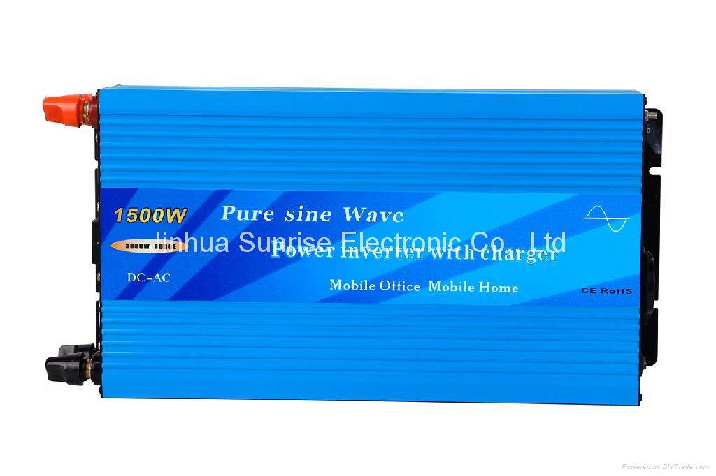 1500W Pure Sine Wave Power Inverter with Charger and auto transfer switch 3