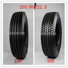 Truck tyre tires 11R22.5 for the USA