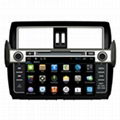 Android Car DVD Media Player TOYOTA Prado 2014 GPS Navigation Wifi 3G SWC 1080P 2