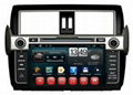 Android Car DVD Media Player TOYOTA Prado 2014 GPS Navigation Wifi 3G SWC 1080P 3