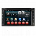 Android Car GPS Wifi 3G Navigation Univerdal Car DVD BT TV SWC Double Din 1080P  2