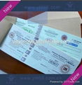 Ticket anti-counterfeiting paper