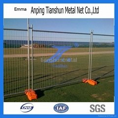 Temporary Fence with Plastic Feet 