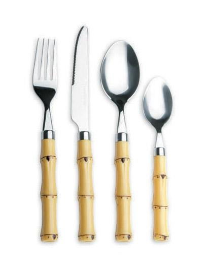 high quality satianless steel cutlery with plastic handle 3