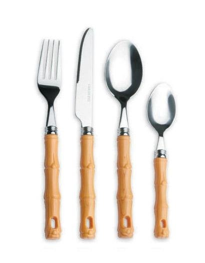 Plastic handle stainless steel cutlery 5