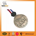 Running medal with ribbon