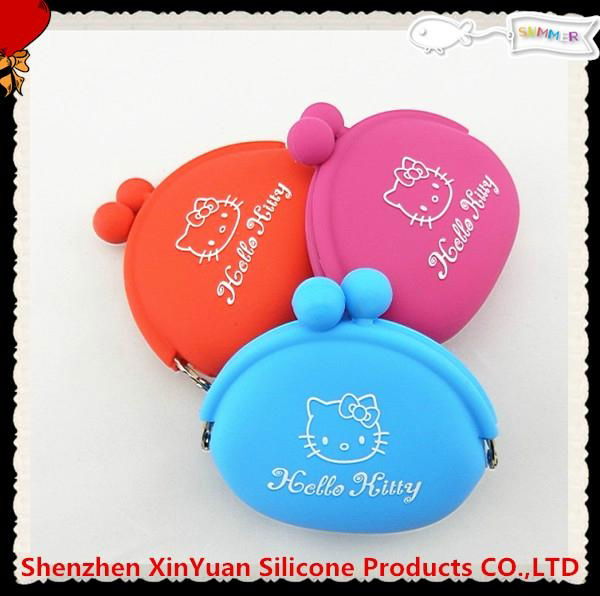 Silicone Coin Heart Shape Purse 2