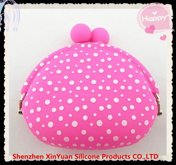 Silicone Coin Heart Shape Purse 5