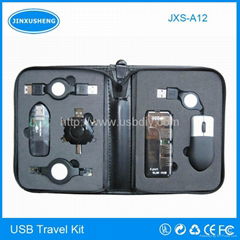 Portable computer peripheral usb travle kit