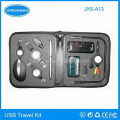 Priced direct sales computer peripheral business gift usb travel kit