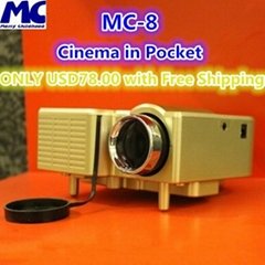 Home theater cinema Upgraded Mini LED Projector,Pico Projector,100 inch