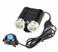 Newest Product Waterproof LED 2200lm Battery Operated Bike Light SG-N2200 4