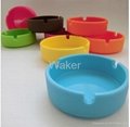 cheap waterproof&fireproof silicone square ashtray 2