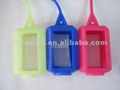 2014 hot sales 3d animal shape silicone hand sanitizer holder with glitter 2