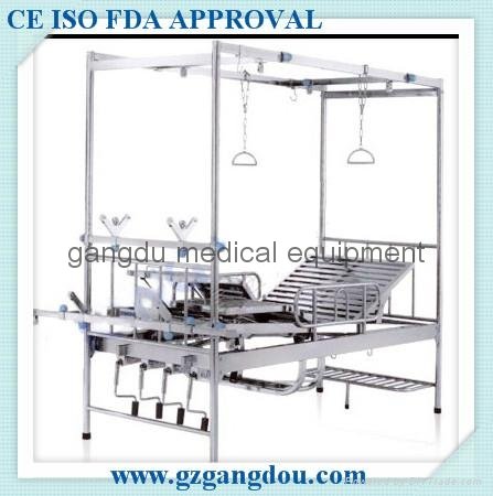 GD-A28 4 Crank Orthopedics Traction manual therapy bed For Orthopedic Room