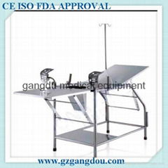 GD-B04 Stainless steel portable labor maternity delivery bed