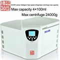 3H12RI series Intelligent High-speed refrigerated centrifuge max capacity 4×100m 5