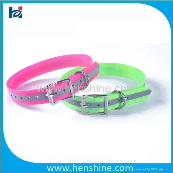  All kinds of fluo color hunting dog collar 