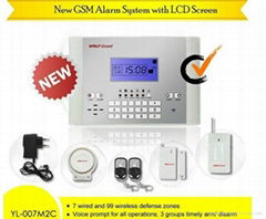 Wireless GSM House Guardian Anti-Theft Security Alarm System with LCD Touch Keyp