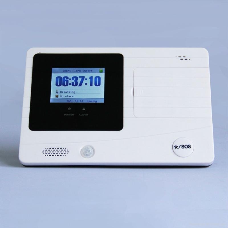 3.5" Color TFT screen!! PSTN wired home burglar security alarm system  2