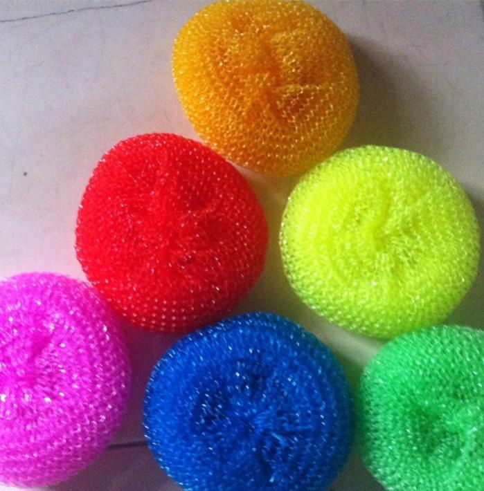 plastic mesh cleaning ball